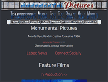 Tablet Screenshot of monumentalpictures.com
